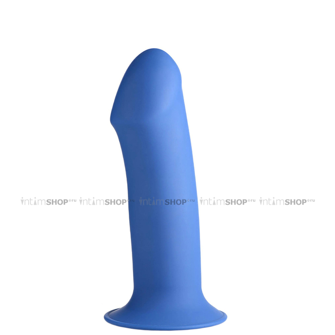 Мягкий фаллоимитатор XR Brands Squeeze-It Thick 17.5 см, синий - фото 1
