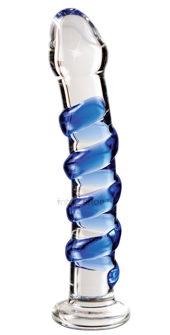 

Стимулятор Pipedream Icicles со спиралью 17.8, бесцветный с синим