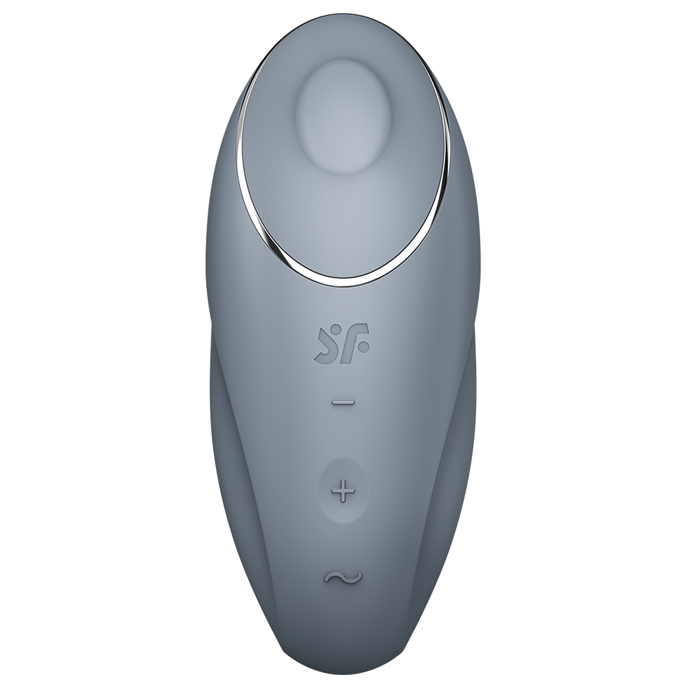 Таппинг-стимулятор с вибрацией Satisfyer Tap & Climax 1, серый