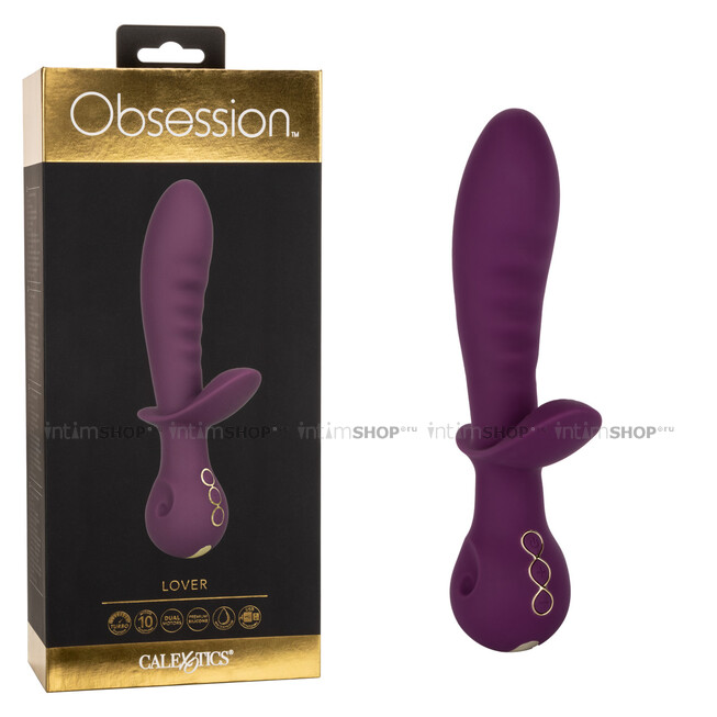 Универсальный вибратор CalExotics Obsession Lover, фиолетовый - фото 4