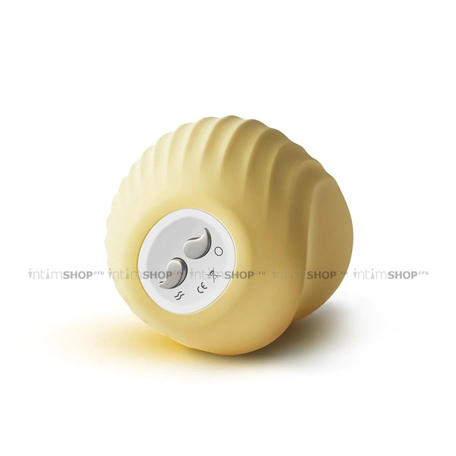 Бесконтактный звуковой стимулятор клитора с вибрацией Osuga Cuddly Bird, желтый - фото 3