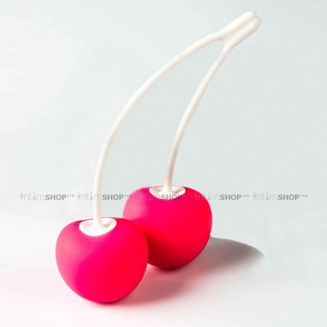 Вагинальные шарики Love to Love Cherry Love, бело-розовый - фото 5