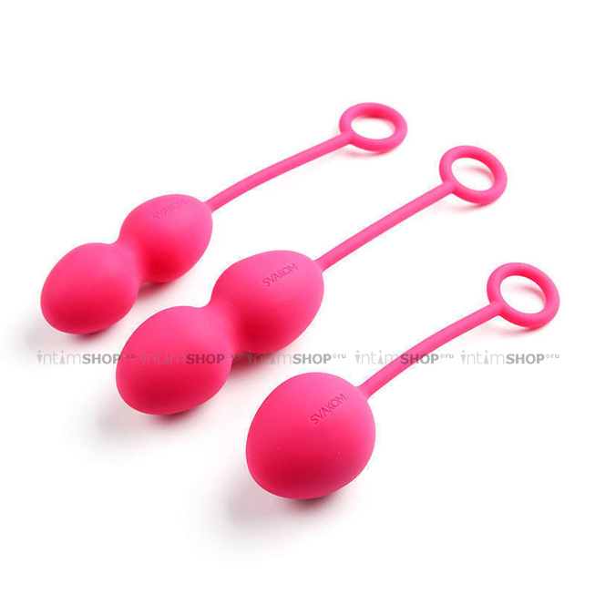 Вагинальные шарики Svakom Nova Ball с переменным центром тяжести, розовый - фото 5