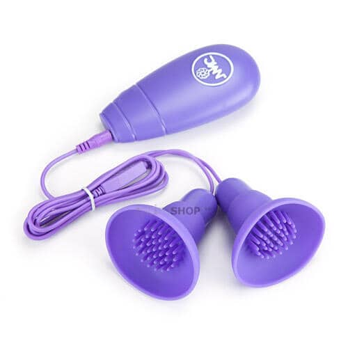 Вакуумные вибростимуляторы для сосков и клитора с выносным пультом Nipple and Clitoris - фото 5