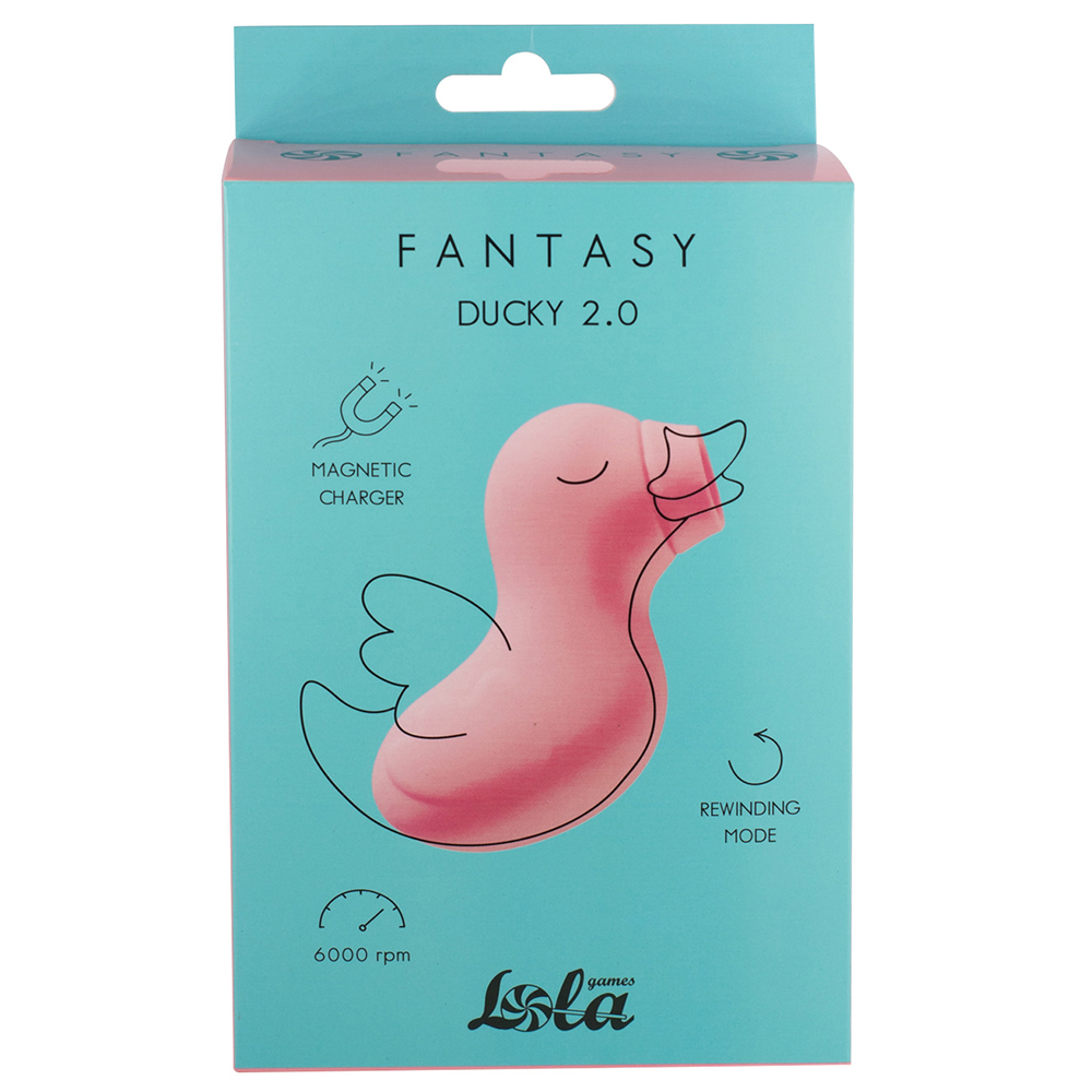 Вакуумный стимулятор клитора Lola Games Fantasy Ducky 2.0, розовый