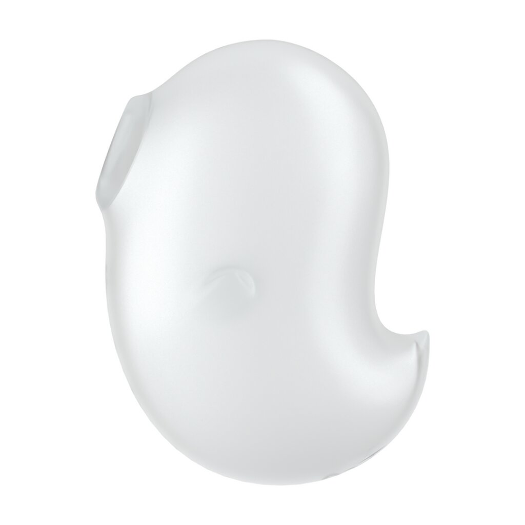 Вакуумный стимулятор клитора с вибрацией Satisfyer Cutie Ghost, белый