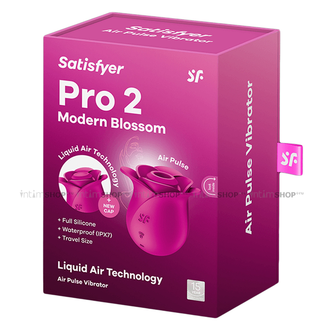 Вакуумный стимулятор клитора Satisfyer Pro 2 Modern Blossom, розовый - фото 2