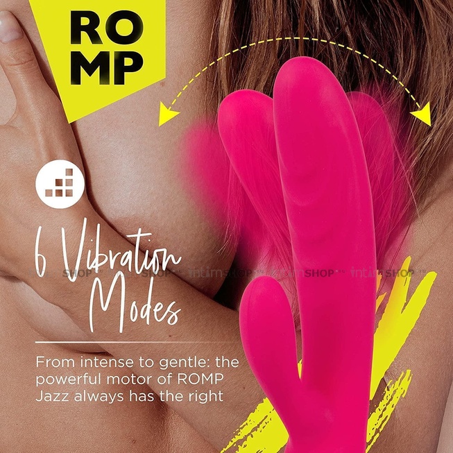 Вибратор-кролик Romp Jazz, розовый - фото 8