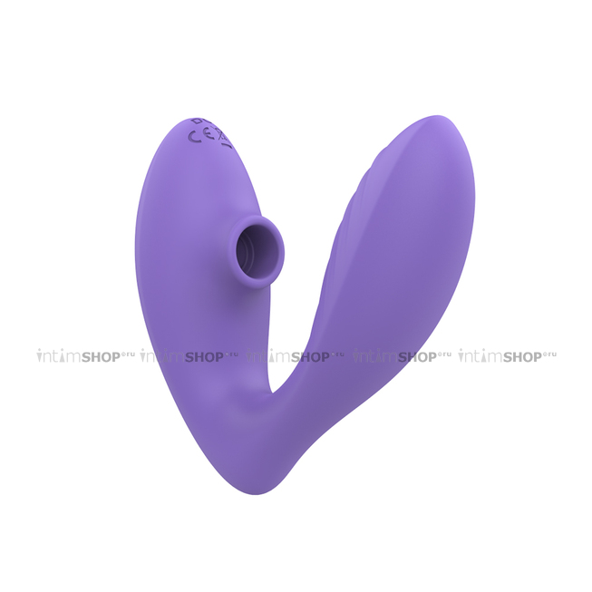 Вакуумно-волновой стимулятор с вибрацией Romp Reverb, фиолетовый - фото 4