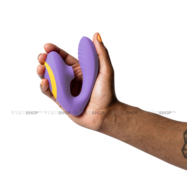Вакуумно-волновой стимулятор с вибрацией Romp Reverb, фиолетовый - фото 7
