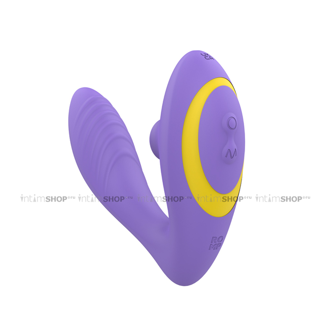 Вакуумно-волновой стимулятор с вибрацией Romp Reverb, фиолетовый - фото 3