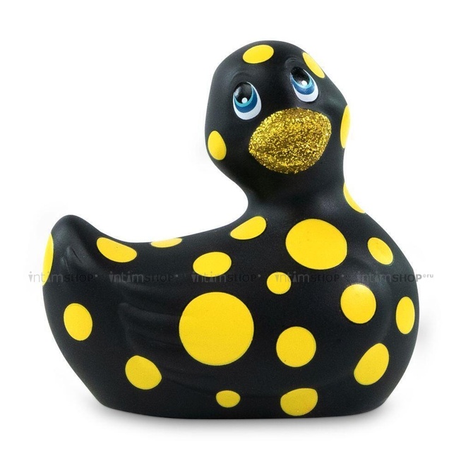 Вибратор-уточка Big Teaze Toys I Rub My Duckie 2.0, черно-желтый - фото 1