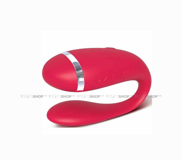 Вибромассажер для пар We-Wibe Special Edition, на батарейках, красный