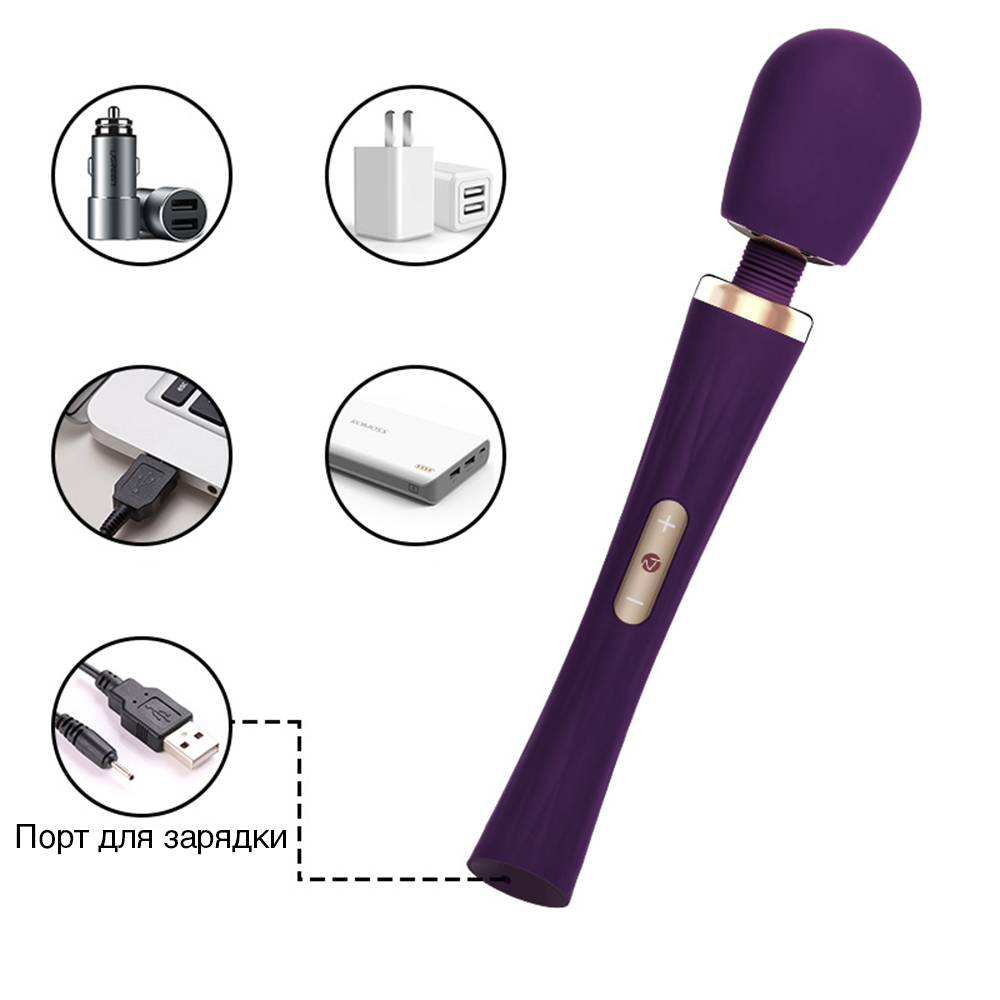 Вибромассажер Nomi Tang Power Wand, фиолетовый