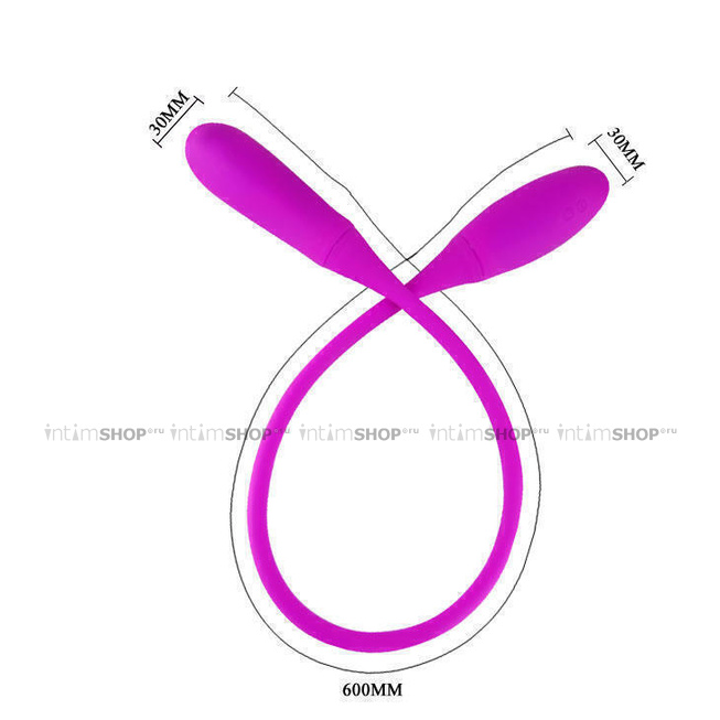 Вибромассажер анально вагинальный на гибком стержне SNAKY VIBE Pretty Love розовый - фото 2