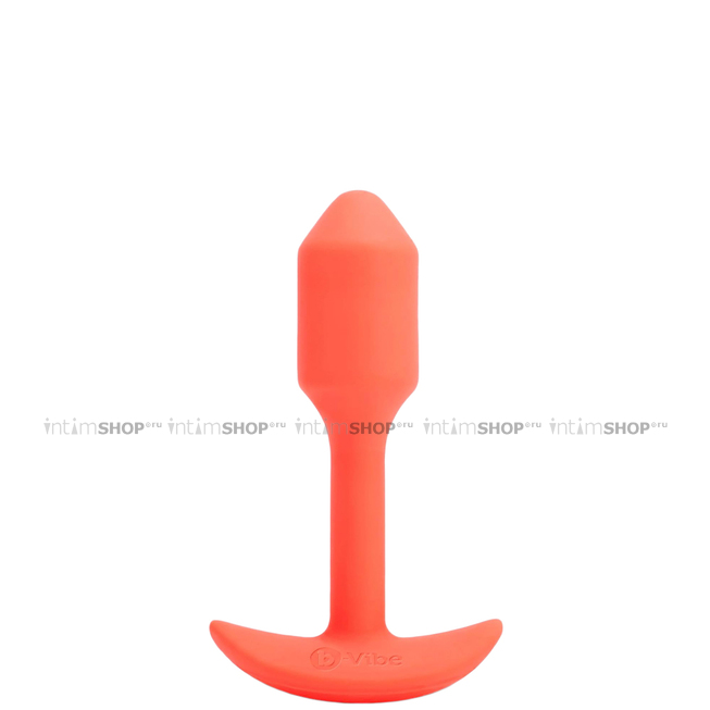 

Вибропробка для ношения b-Vibe Vibrating Snug Plug 1, оранжевая