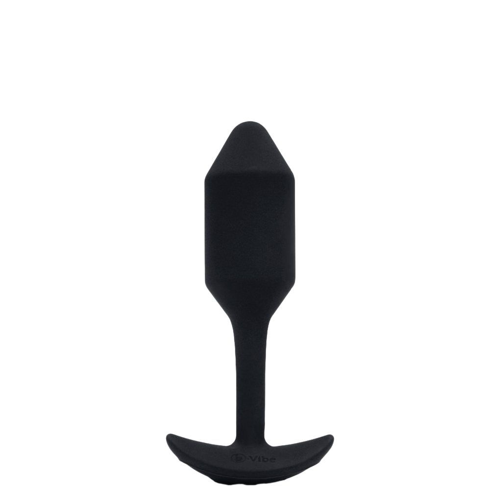 Вибропробка для ношения b-Vibe Vibrating Snug Plug 2, черная