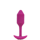 Вибропробка для ношения b-Vibe Vibrating Snug Plug 2, розовая