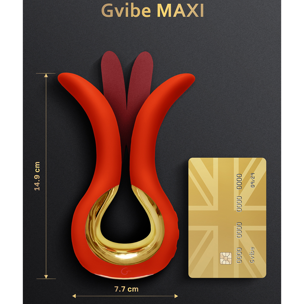 Вибростимулятор Gvibe Maxi, красный