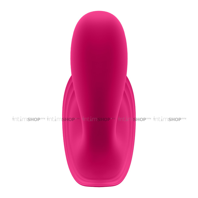 Вибровкладка в трусики с вагинальным отростком Satisfyer Top Secret, розовая - фото 5