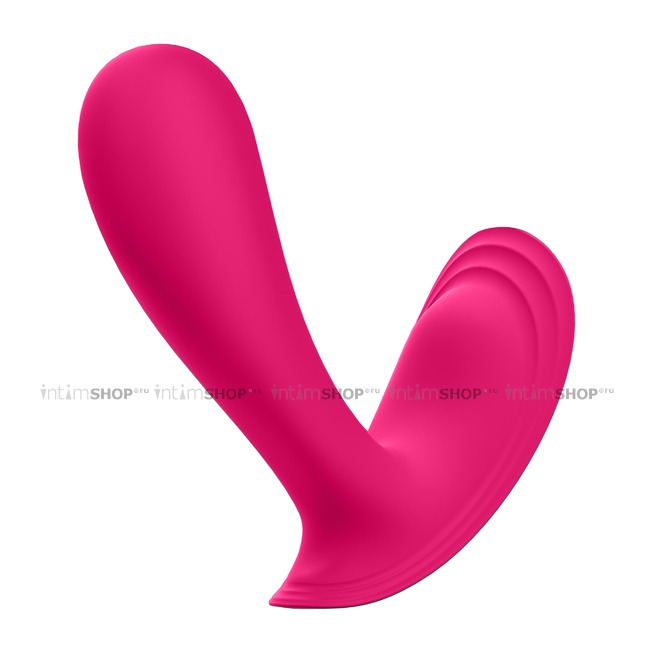 Вибровкладка в трусики с вагинальным отростком Satisfyer Top Secret, розовая - фото 4