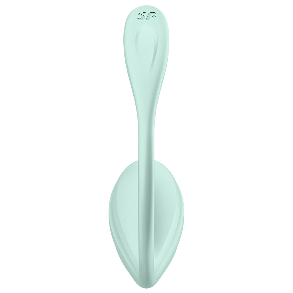 Виброяйцо Satisfyer Smooth Petal, зеленое