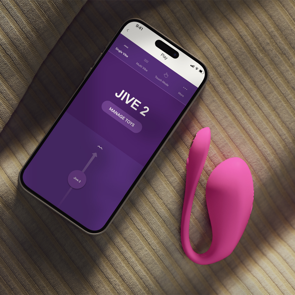 Виброяйцо We-Vibe Jive 2 с пультом ДУ, розовое